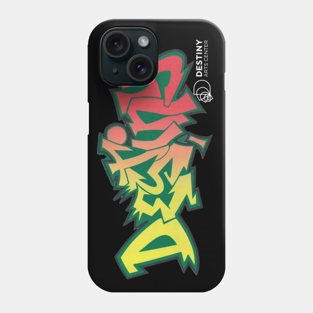 Old School Destiny Graffiti Logo Phone Case by Destiny Arts Center