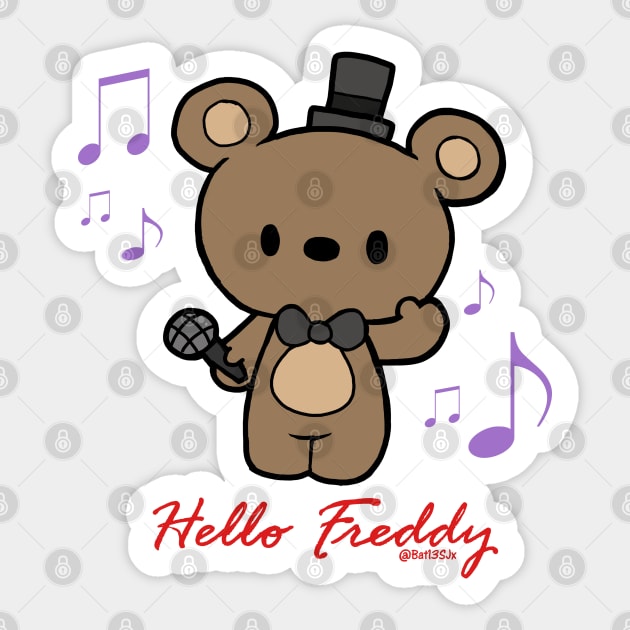 10pcs Anime Figures FNAF stickers Freddy Fazbear Bear stickers