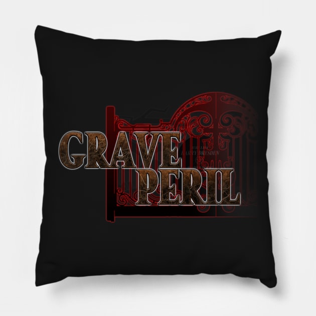 Grave Peril Pillow by DoctorBadguy