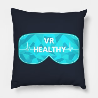 VR Healthy Main Logo Pillow