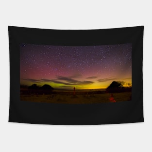 Aurora over Nidderdale Cemetery Yorkshire Dales  Image 2586-B Tapestry