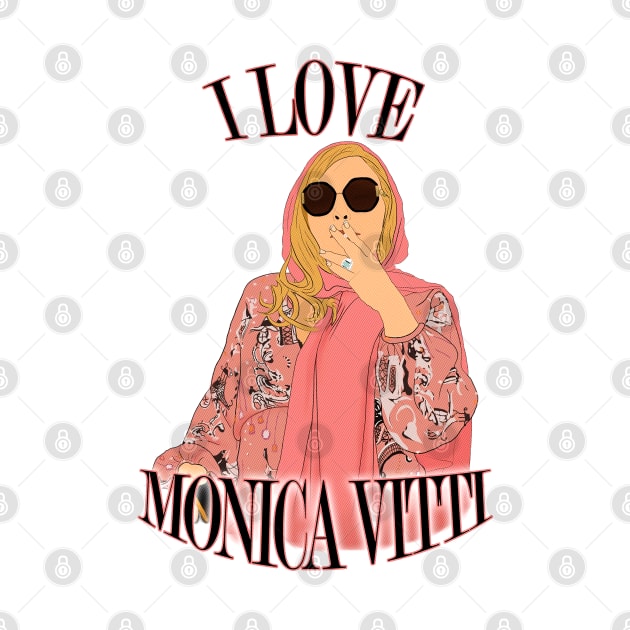 I love Monica Vitti by dushkuai