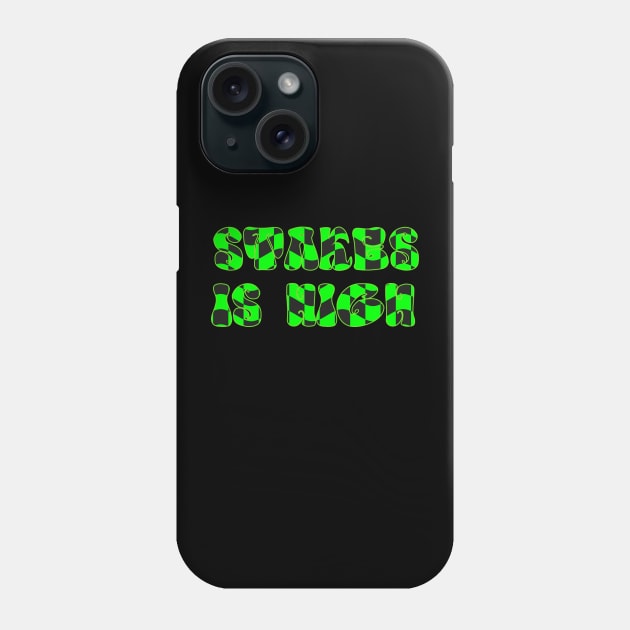 Stakes is High- Green Trippy Phone Case by DesignXpression