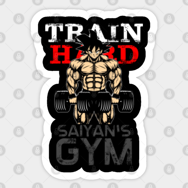 TRAIN HARD - Goku's GYM - Dragon Ball Z - Sticker