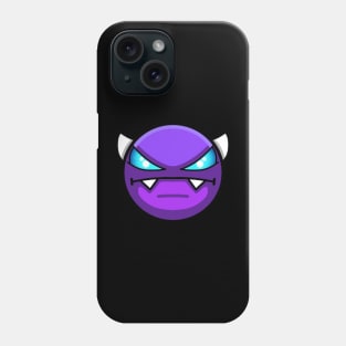 Purple Geometry Dash Phone Case