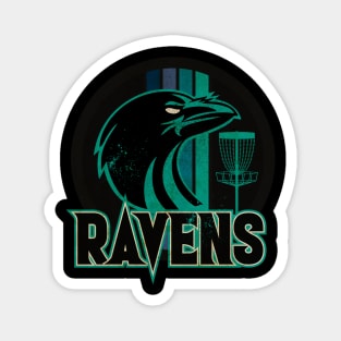 Ravens Disc Golf Magnet