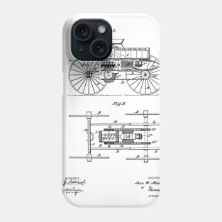 Electric Road Vehicle Vintage Patent Drawing Phone Case