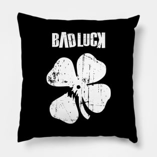 badluck clover leaf Pillow