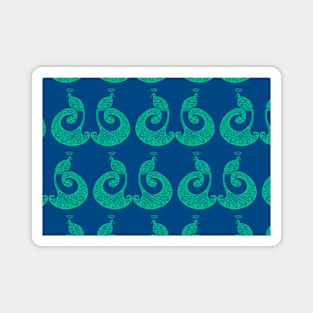 Be Proud - Perfectly Peacocks - Blue/Green Magnet