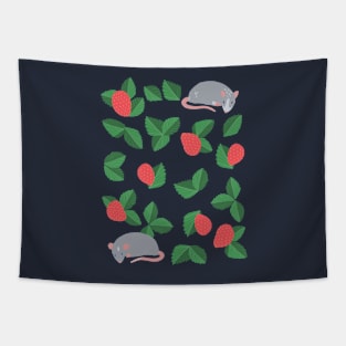 Strawberries & Friends Tapestry