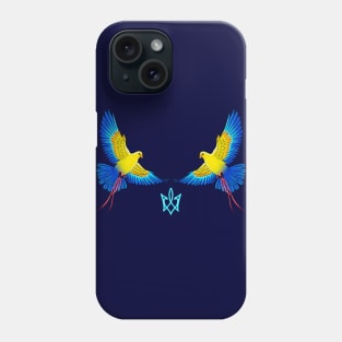 Peace pigeons Phone Case