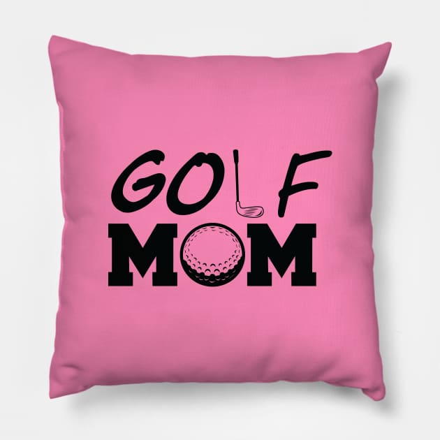 Golf Mom Design! Pillow by ArtOnly