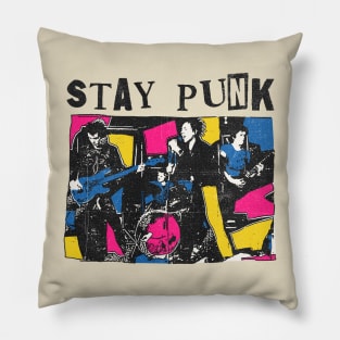 stay punk Pillow