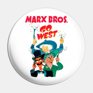 Marx Brothers Bros Go West Pin