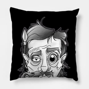 edgar allen poe. baltimore Pillow