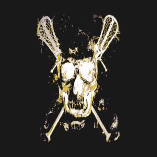 LAX Skull, Lacrosse, Sport, Skeleton T-Shirt