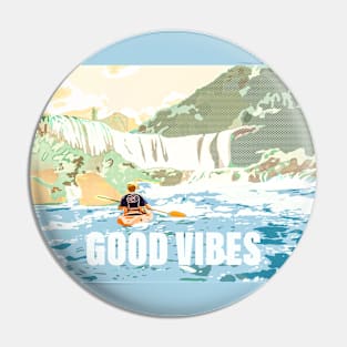 Good vibes with Kayak Pin