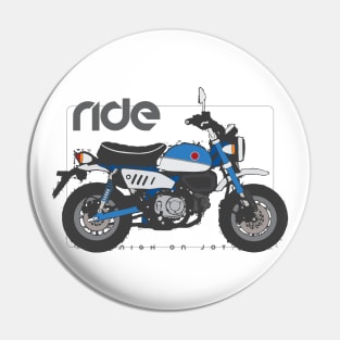 Ride mini blue Pin