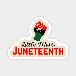 LITTLE MISS JUNETEENTH Magnet