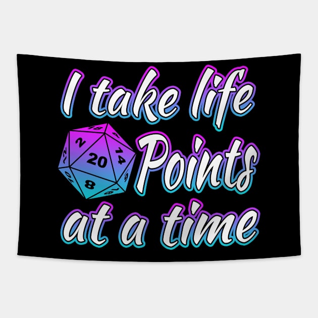 I Take Life 20 Points At A Time Tapestry by Shawnsonart