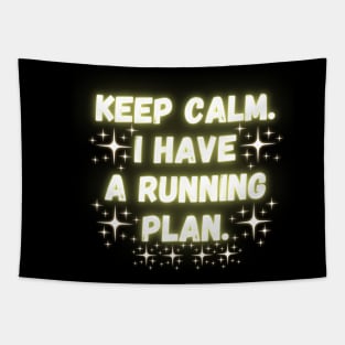 Keep Calm. I Have A Running Plan. Tapestry