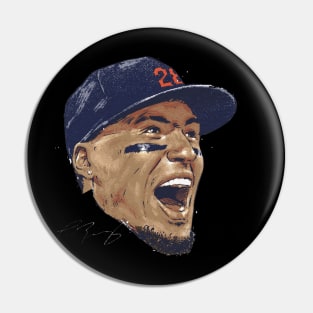 Javier Baez Detroit Portrait Pin