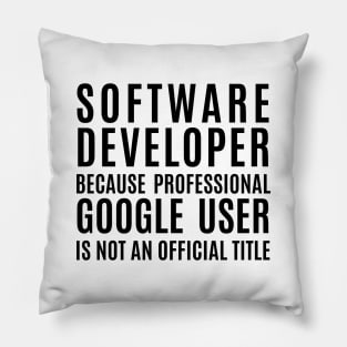 Software Developer Pillow