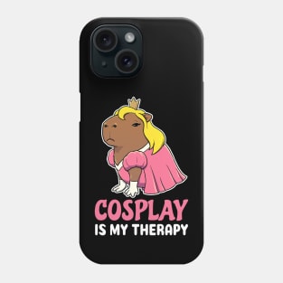 Cosplay is my therapy cartoon Capybara Princess Phone Case