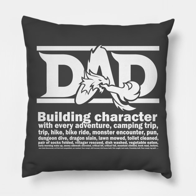 DND DAD (W) Pillow by Crew