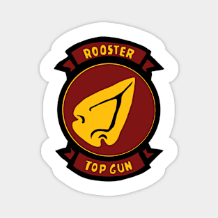 rooster logo red Magnet