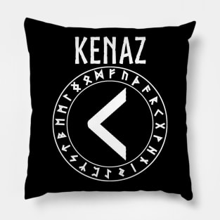 Kenaz Norse Rune of Intellect Pillow