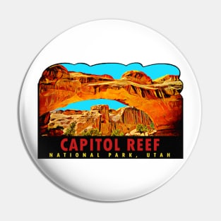 Capitol Reef National Park Utah Vintage Pin