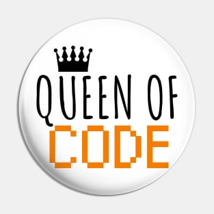 Queen of code Pin