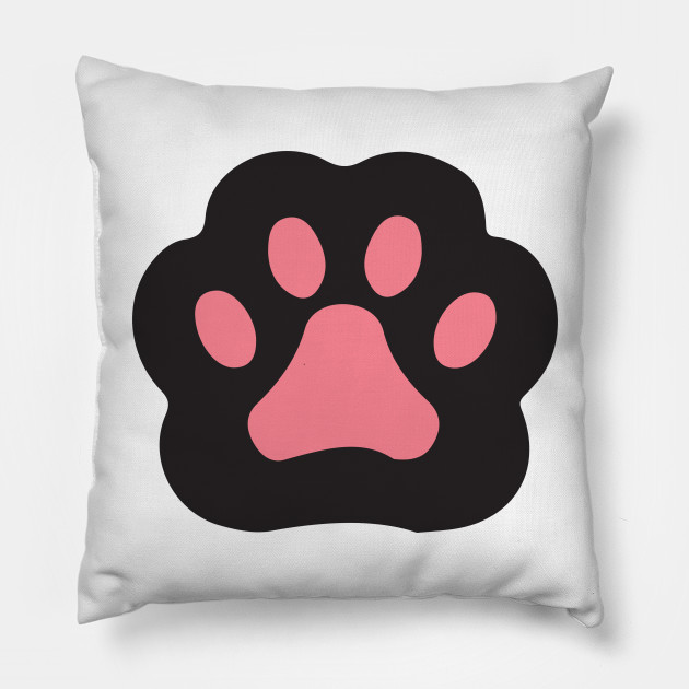 cat paw pillow