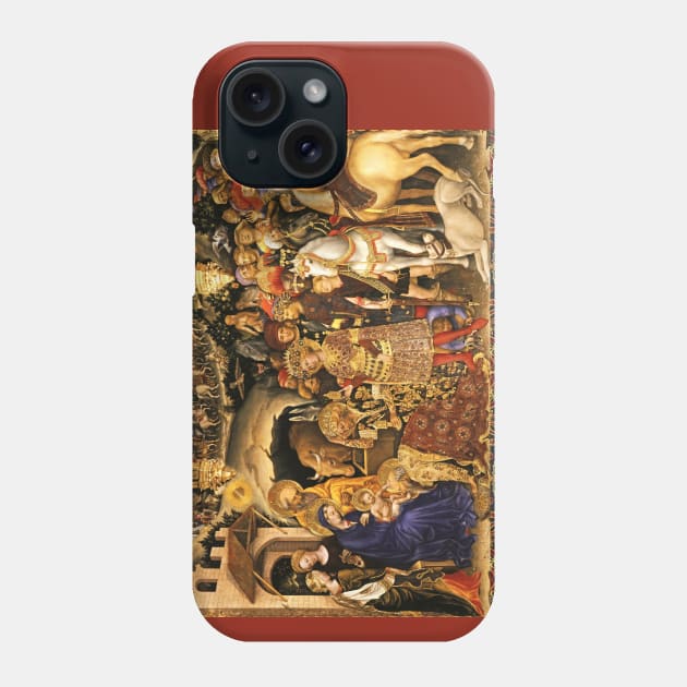 ADORATION OF THE MAGI by Gentile Da Fabriano Phone Case by BulganLumini