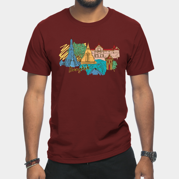 Discover Bangkok Thailand Colors - Bangkok - T-Shirt