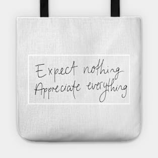 Appreciate Everything Tote