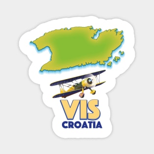 Vis Croatia map Magnet