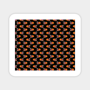 Spooky Turtle Pattern Magnet