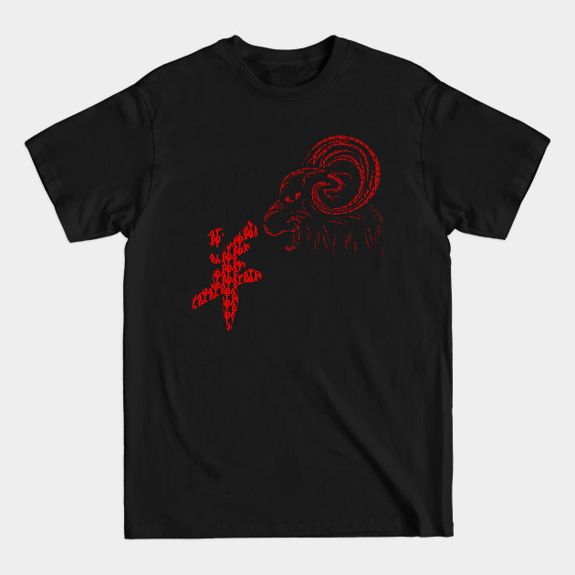 Discover Chinese zodiac Goat red font design - Chinese Zodiac - T-Shirt