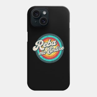 reba/ name in rainbow circle Phone Case