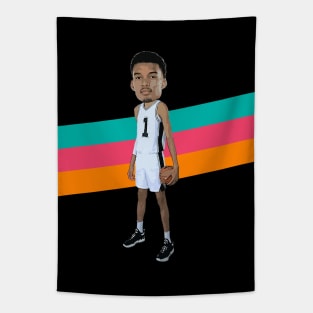 Wembanyama Bobblehead Tapestry