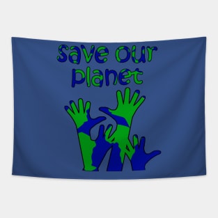 save our planet Tapestry