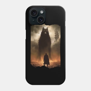 Man vs Giant Werewolf Phone Case