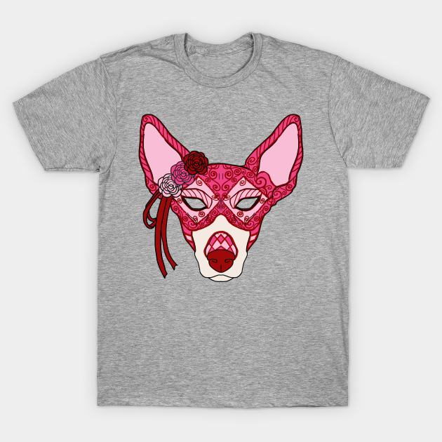 Discover Lovely Hound Mask - Love Dogs - T-Shirt