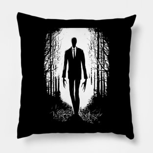 Slenderman 01 Pillow