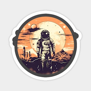 Astronaut vintage Magnet