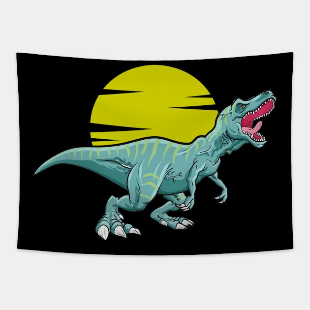 Tyrannosaurus Rex I  Kids I Dino I T-Rex I Dinosaur Tapestry by Shirtjaeger