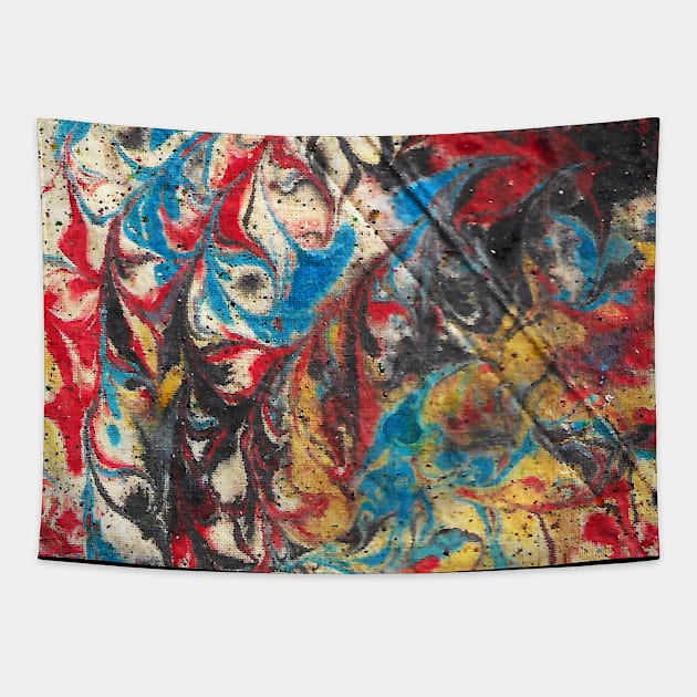 Abstract marble texture T Shirt Tapestry by FLOWING COLORS