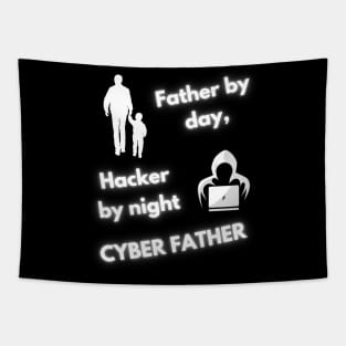 Cyber Father 1 Tapestry